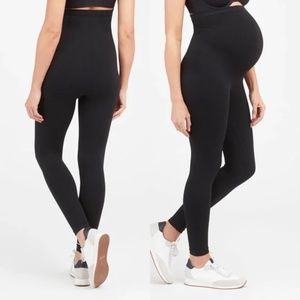Spanx maternity Mama Look at Me Now seamless leggings Black S